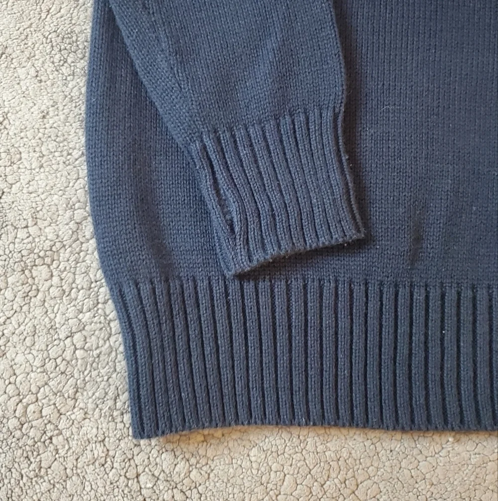 Tommy Hilfiger Kid's Colorblock Long Sleeve 1/4 Zip Sweater